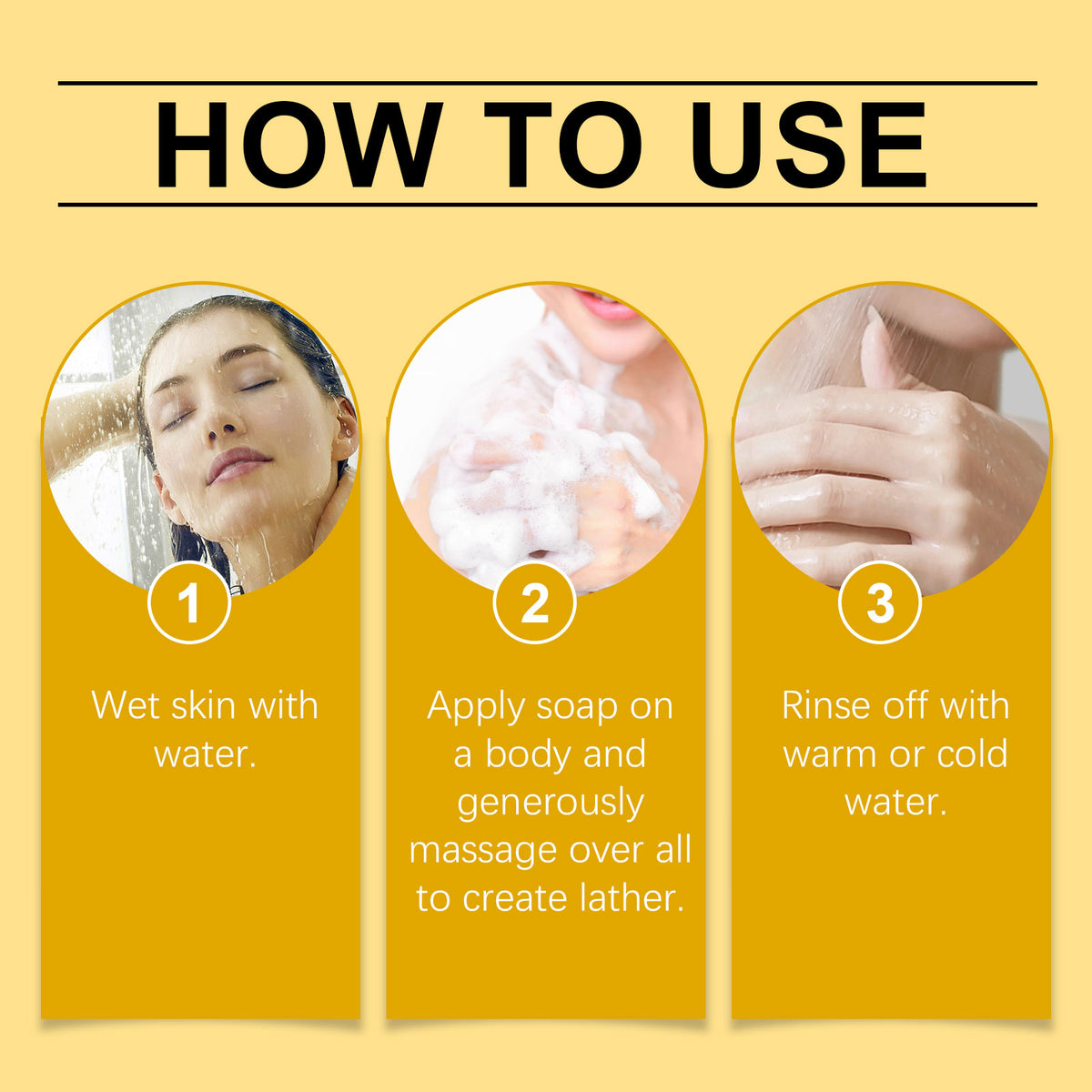OUHOE Herbal Lemon Bath Soap Gently Cleanses Smooth Body And Skin With Refreshing Oil-Controlling Cleansing Soap