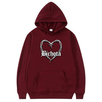 Letter Print Hoodie Casual Sporty Sweatshirt Loose Oversized Pullover Hooded Sweater
