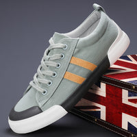 Lightweight breathable versatile casual men's low top flat lace up shoes for men