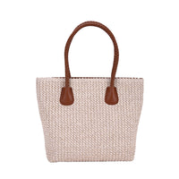 Fashion European and American Style Straw Woven Bag Shoulder Bag Simple Fashion Travel Beach Basket Crossbody Bag
