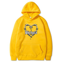 Letter Print Hoodie Casual Sporty Sweatshirt Loose Oversized Pullover Hooded Sweater