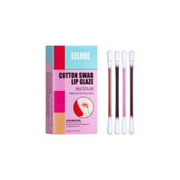 EELHOE Cotton Swab Lipstick, Portable Cigarette Case Lipstick Dye Lip Liquid Lip Gloss Lip Glaze Non-Stick Cup Moisture Lasting