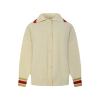Versatile lazy style loose cardigan knit sweater