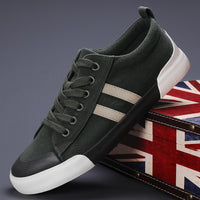 Lightweight breathable versatile casual men's low top flat lace up shoes for men