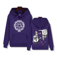 Causal Unisex Hoodie Casual Loose Fleece Printed Sweatshirt Trendy