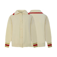 Versatile lazy style loose cardigan knit sweater