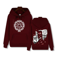 Causal Unisex Hoodie Casual Loose Fleece Printed Sweatshirt Trendy