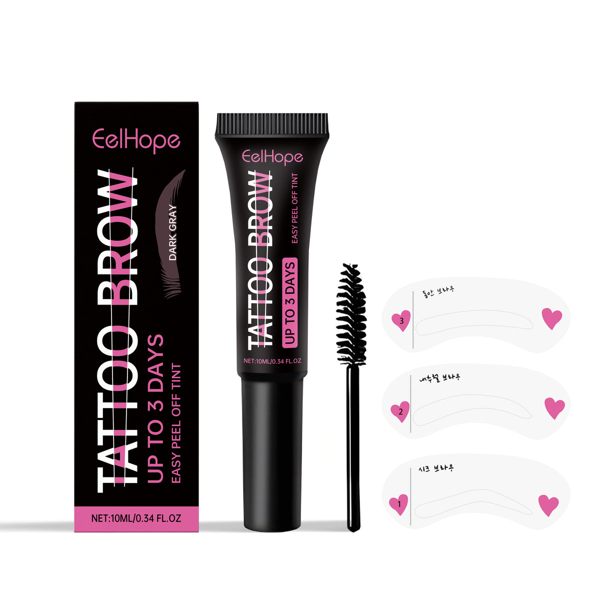 Eelhope Eyebrow Gel For Long-Lasting Natural Color Moisturizing And Nourishing Eyebrow Care