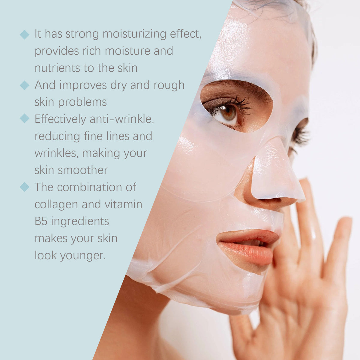 EELHOE Collagen B5 Moisturizing Mask (Box Set) Three-In-One Mask For Hydrating, Moisturizing, Nourishing And Protecting Facial Skin