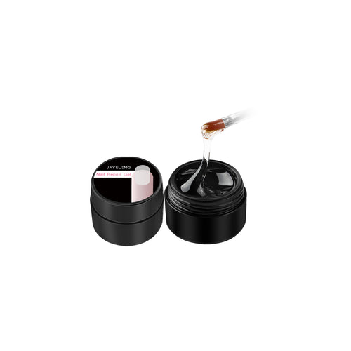 Jaysuing Fiber Extension Gel (20ml) Nail Anti-Crack Nail Art Nail Light Therapy Extension Gel Burst Nail Gel