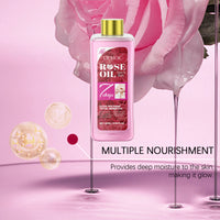 OUHOE Rose Body Oil Relieves Dry Skin And Moisturizes Body Skin Massage Care Oil
