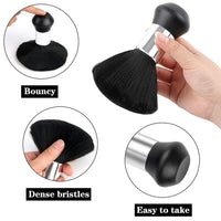 Hairdressing Brush Soft Bristle Hair Brush for Cutting, Ideal for Home and Barbershop Use