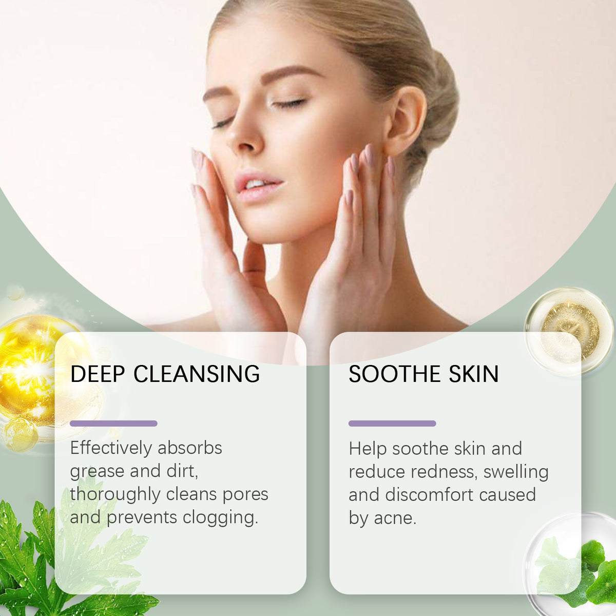 Hoygi Moxa Mud Mask Stick Deeply Cleans Pores, Brightening Skin, Firming, Smoothing And Refreshing Mask Stick