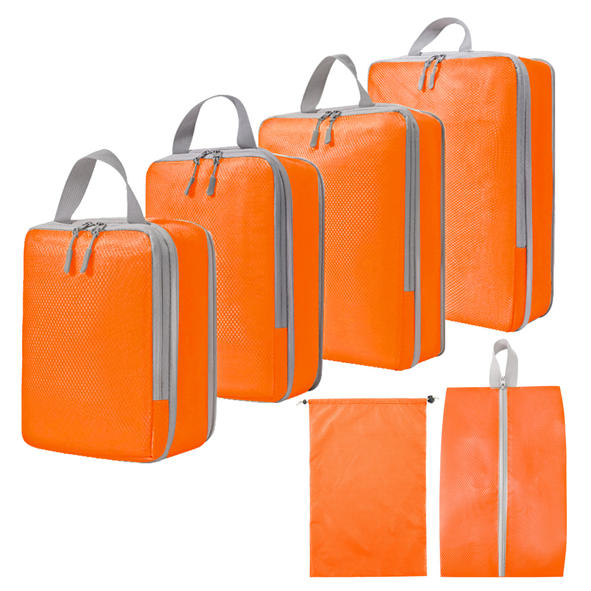 Compressed travel storage bag set, digital toiletries and cosmetics storage bag, shoes, luggage, clothing, travel storage bag