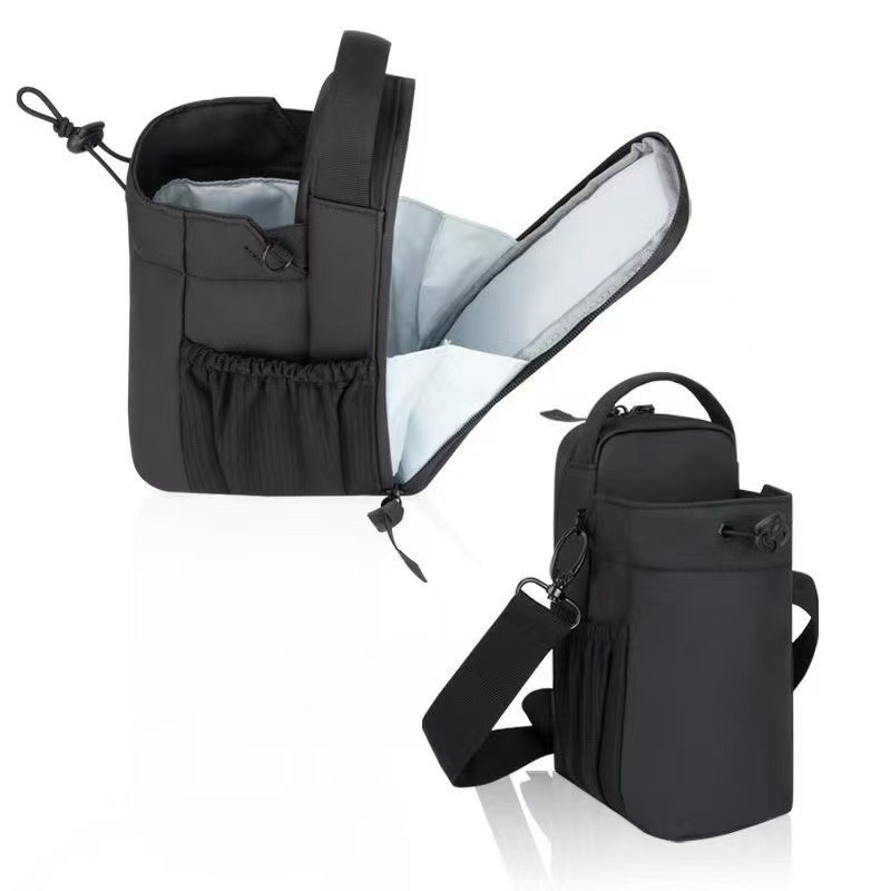 Magnetic Water Bottle Bag for Gym Outdoor Sports Phone and Cup Single Shoulder Crossbody Bag for Men