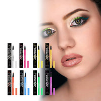 Eelhope Party Neon Liquid Eyeliner (Blue) Is Smooth, Flowing, Long-Lasting And Easy To Apply, Making It Perfect For Party Party Eye Makeup
