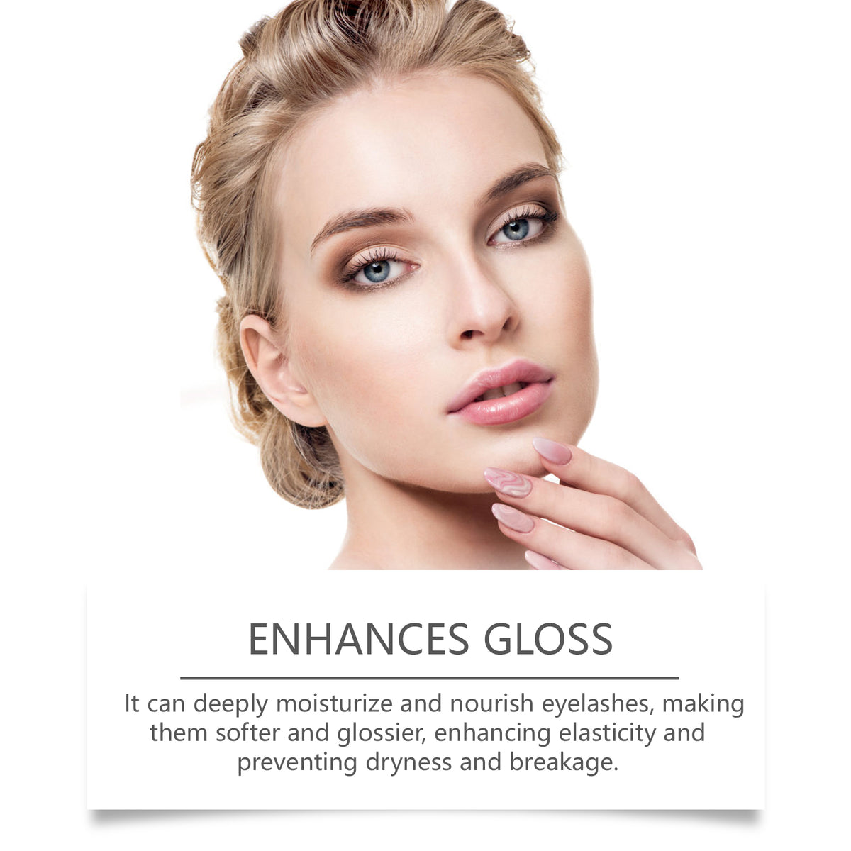 Eelhope Eyelash Care Liquid, Gentle Ingredients Natural Moisturizing, Moisturizing And Lustrous Portable Eyelash Care Essence
