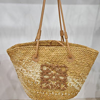 Straw beach bag