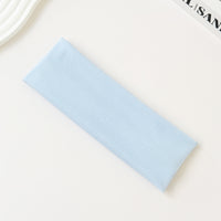 Cotton Elastic Headband Wide Sweat-Absorbent Band, Solid Color, Multi-Functional Headwear