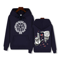 Causal Unisex Hoodie Casual Loose Fleece Printed Sweatshirt Trendy