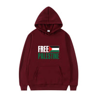 Print Hooded Sweatshirt Men's Fleece Warm Casual Sweatshirt Outerwear
