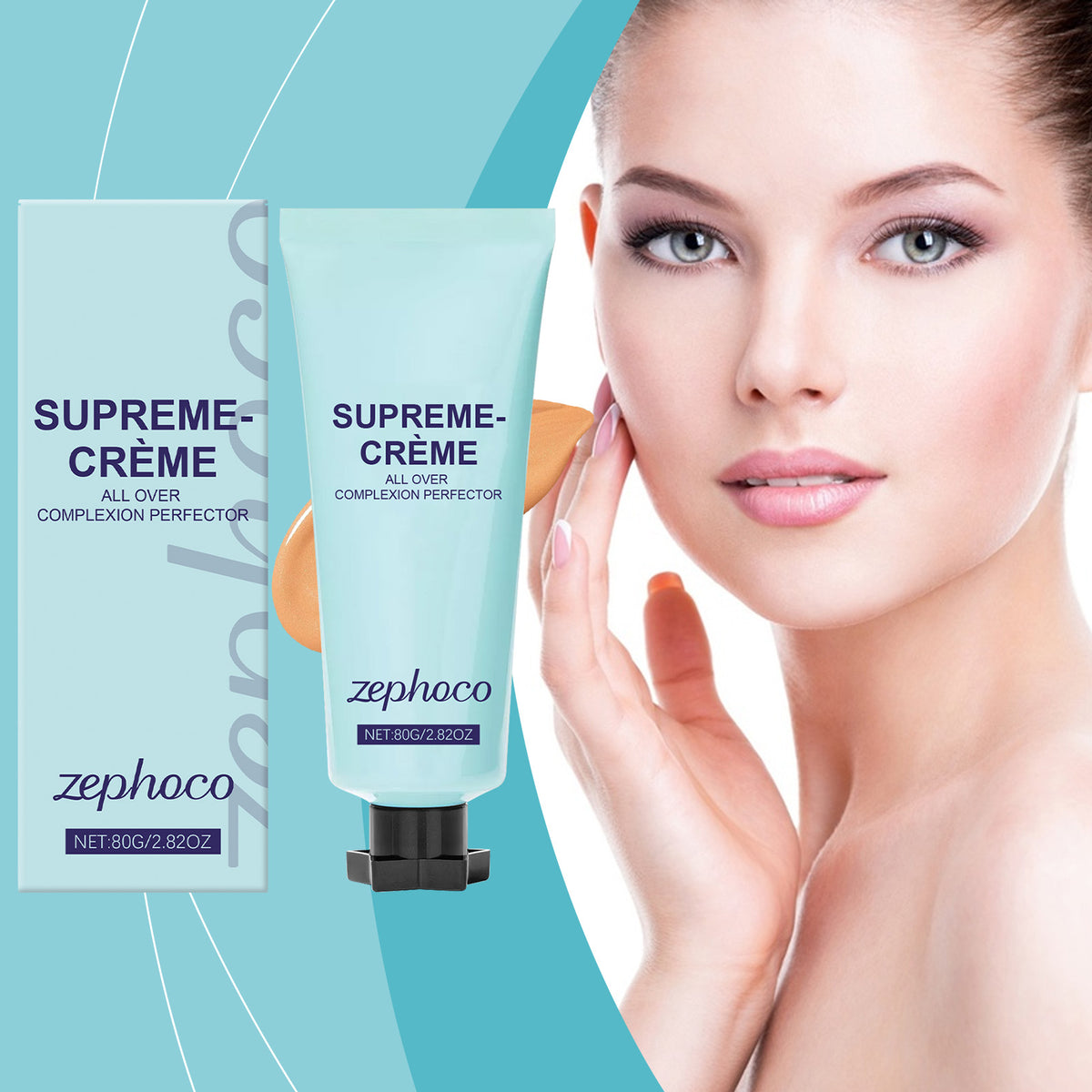 zephoco Medium Skin Long Lasting Concealer, Light And Light Moisturizing Matte Clear Oil Skin Dry Skin