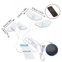 V-Shape Face Wrinkle Reduction EMS Facial Massager with Low-Frequency Pulse, Crescent-Shaped Beauty Device with Remote Control