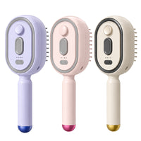 Electric spray massage comb