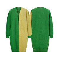 Versatile lazy style loose cardigan sweater jacket