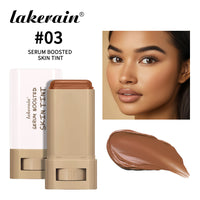 Lakerain Makeup Stick with Color Solid Essence, Long-Lasting Moisturizing Smooth Natural Bare Makeup Concealer Highlighter