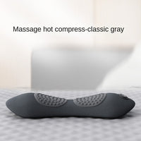 Memory foam heated massage waist pillow waist cushion