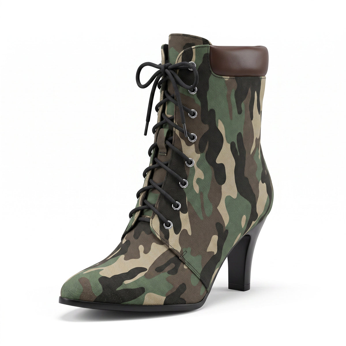 Low-cut Martin Boots Women's Pointed Toe Lace-up Ankle Boots Wide Sizes Autumn Winter Fashion Style Made to order, ships in 7 days