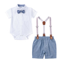 Baby boy overalls set