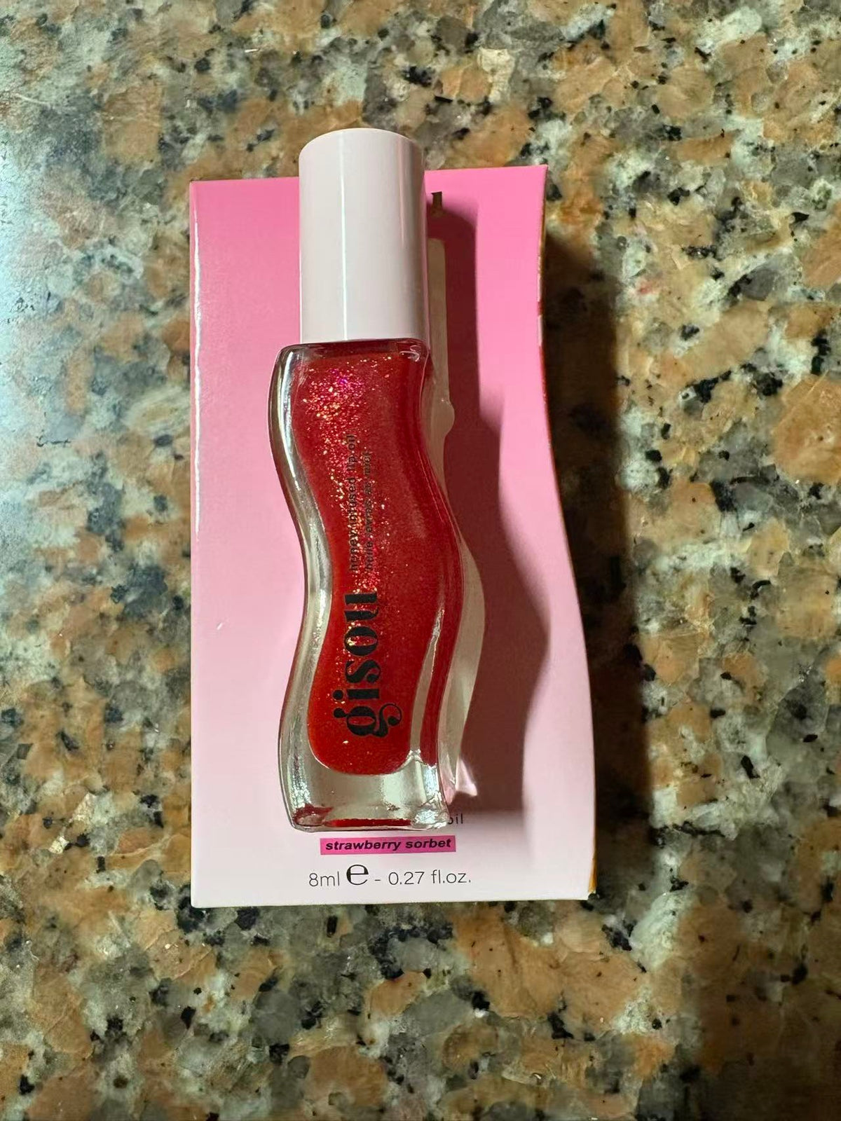 Gisou Watermelon Honey Coconut Strawberry Lip Oil Moisturizing Repair Plumping Brightening Lip Gloss 8ml
