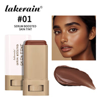 Lakerain Makeup Stick with Color Solid Essence, Long-Lasting Moisturizing Smooth Natural Bare Makeup Concealer Highlighter