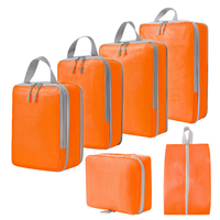 Compressed travel storage bag set, digital toiletries and cosmetics storage bag, shoes, luggage, clothing, travel storage bag