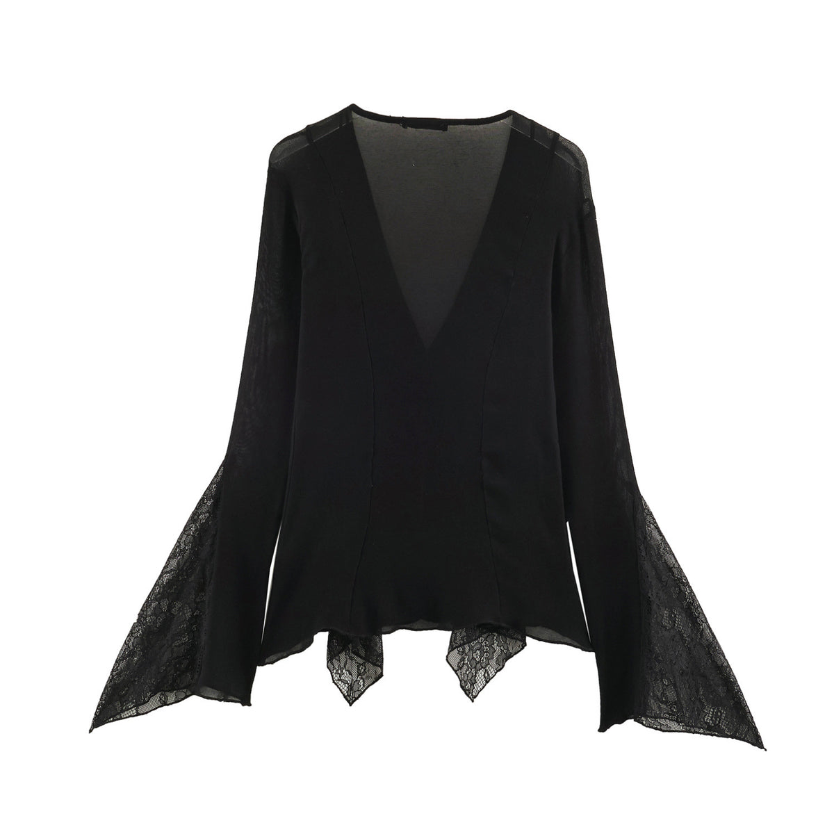 Pure Desire Style Lace Splicing Top