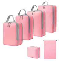 Compressed travel storage bag set, digital toiletries and cosmetics storage bag, shoes, luggage, clothing, travel storage bag