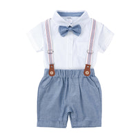 Baby boy overalls set