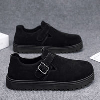 Thick soled height increasing board shoes for men