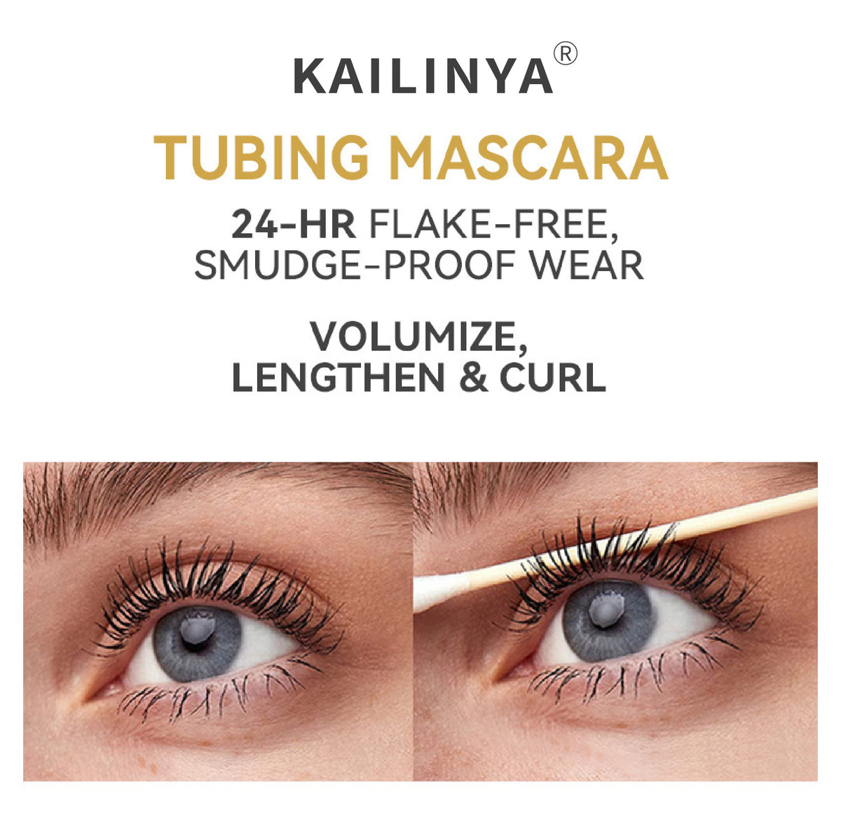 Best-selling Volumizing and Lengthening Mascara Base, Smudge-proof, Long-lasting, Waterproof, Lash-Extending