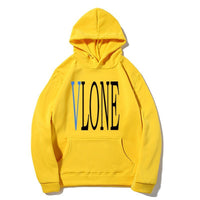 Hoodie with Snake Wrap Design, Blue Large V Logo, Unisex Oversized Sweatshirt Hooded Jacket