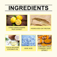 OceAura Lemon Brightening Turmeric Acid Soap Gently Cleans And Moisturizes Refreshing And Delicate Skin Brightening Soap