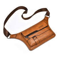 Men's large capacity waterproof chest bag large capacity crossbody bag shoulder bag ﻿