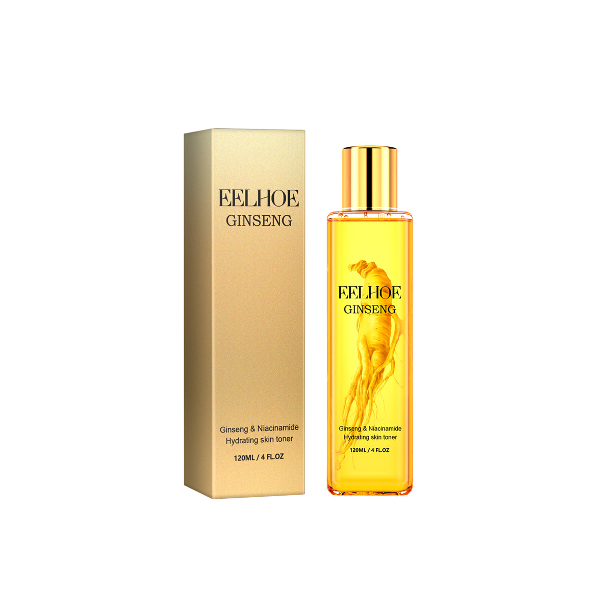 EELHOE Ginseng Toner Lightened Fine Lines, Moisturized, Glossy, Non-Greasy, Easily Absorbed And Improved Skin Elasticity