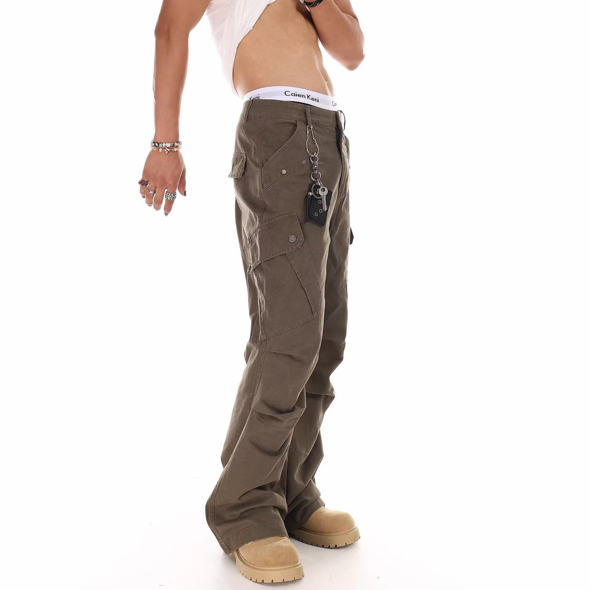 Retro Casual Cargo Pants for Men and Women