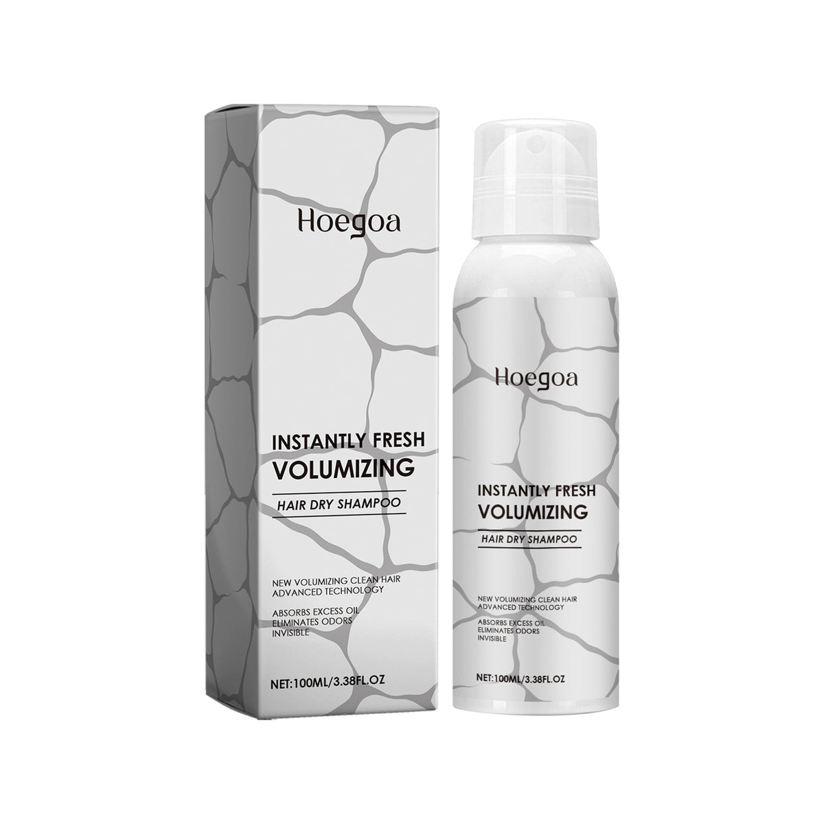 HOEGOA No-Rinse Dry Shampoo Spray for Easy Hair Cleaning, Oil Control, and Refreshing Volumizing Spray