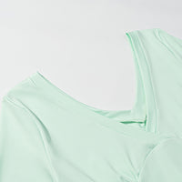 Pure Desire Wind Spicy Girl Cross V-neck Shoulder Top