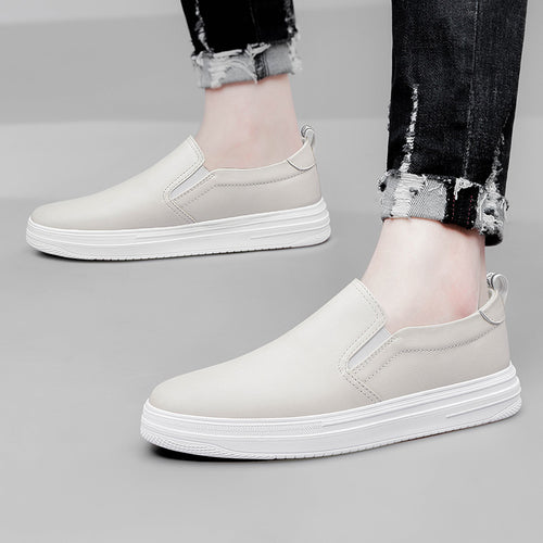 Men's lazy loafers breathable board shoes