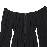 Spicy girl one shoulder lace patchwork top